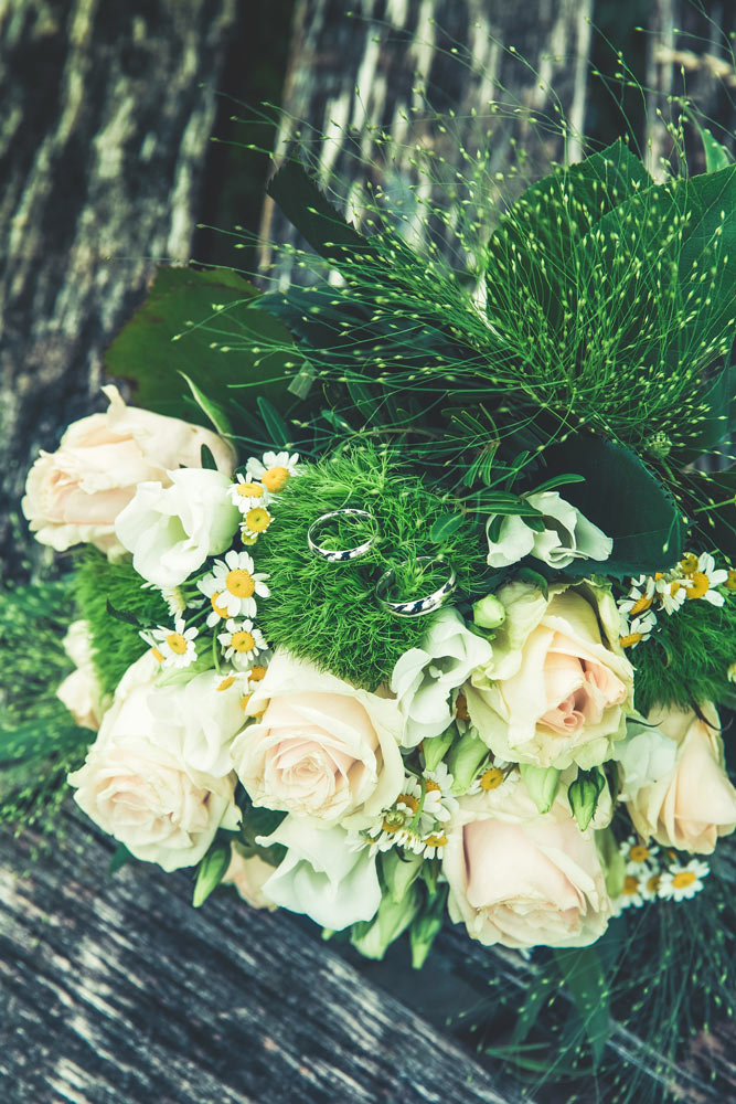 fleurs alliances thal et rose